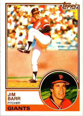 1983 Topps Jim Barr #133