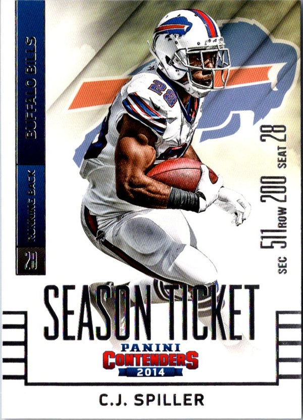 2014 Panini Contenders C.J. Spiller #12