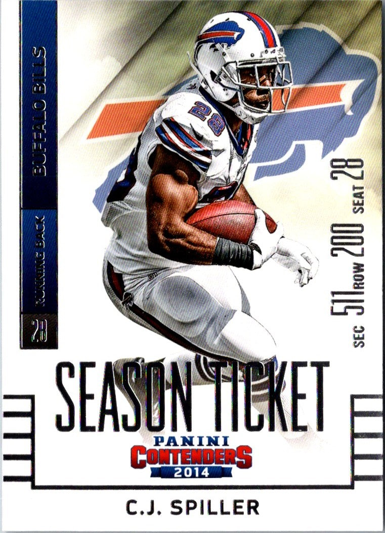 2014 Panini Contenders C.J. Spiller