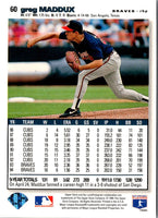 1995 Collector's Choice SE Silver Signature Greg Maddux #60