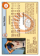 1992 Front Row Draft Picks Joe Petcka