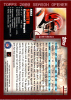 2000 Topps Season Opener Akili Smith #71