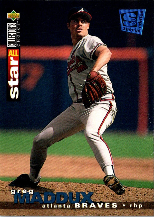 1995 Collector's Choice SE Silver Signature Greg Maddux #60