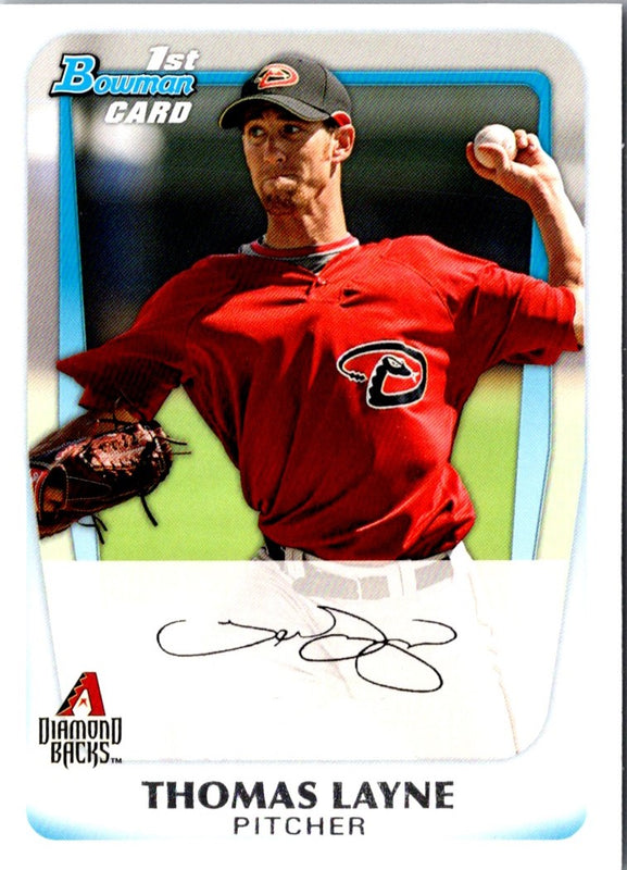 2011 Bowman Prospects Thomas Layne #BP19