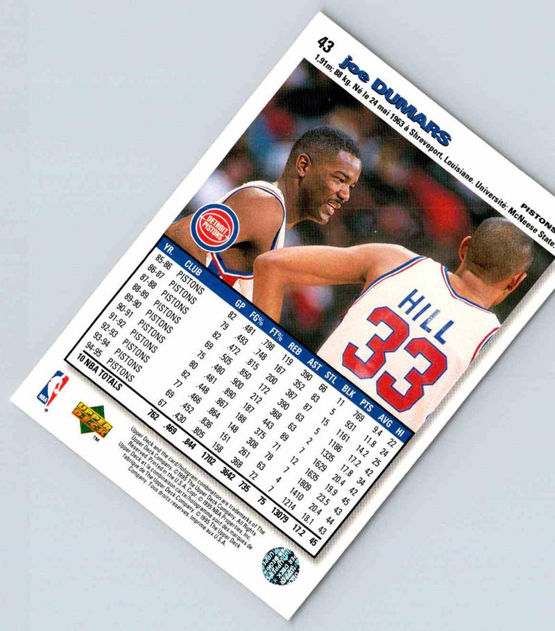 1993 Upper Deck Joe Dumars