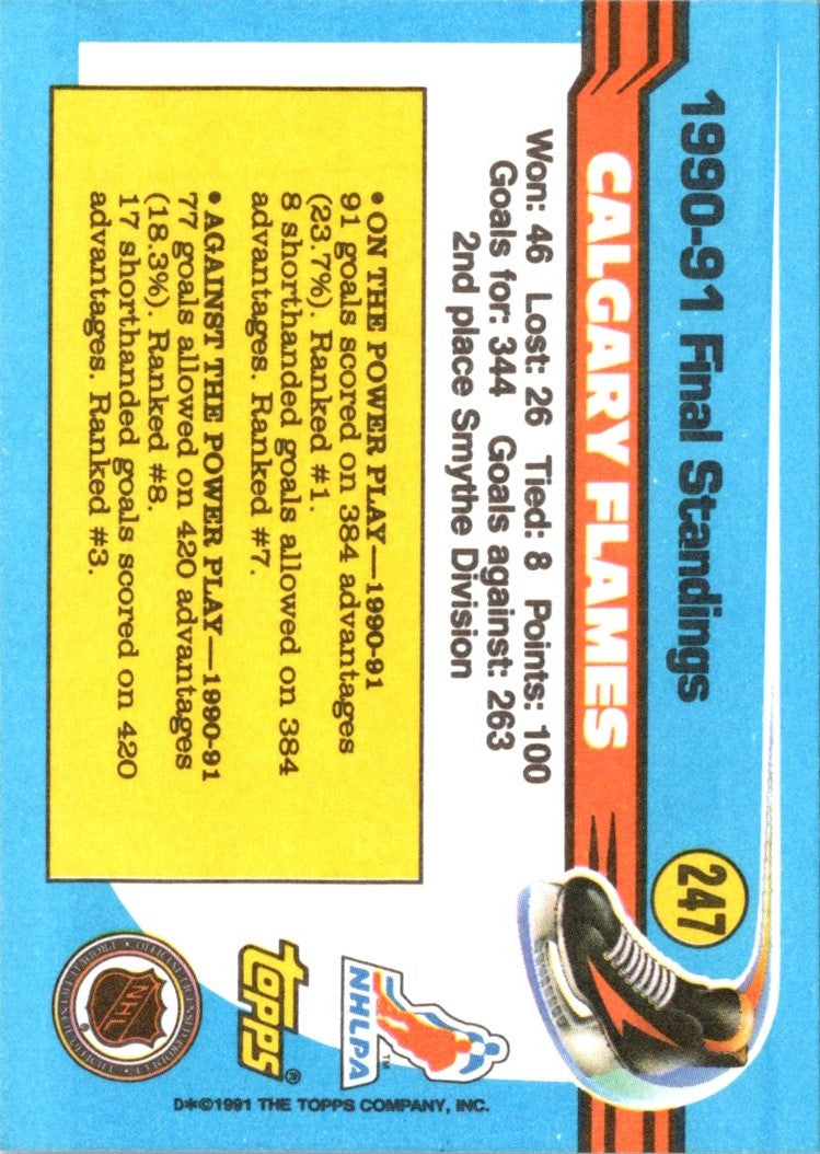 1991 Topps Calgary Flames