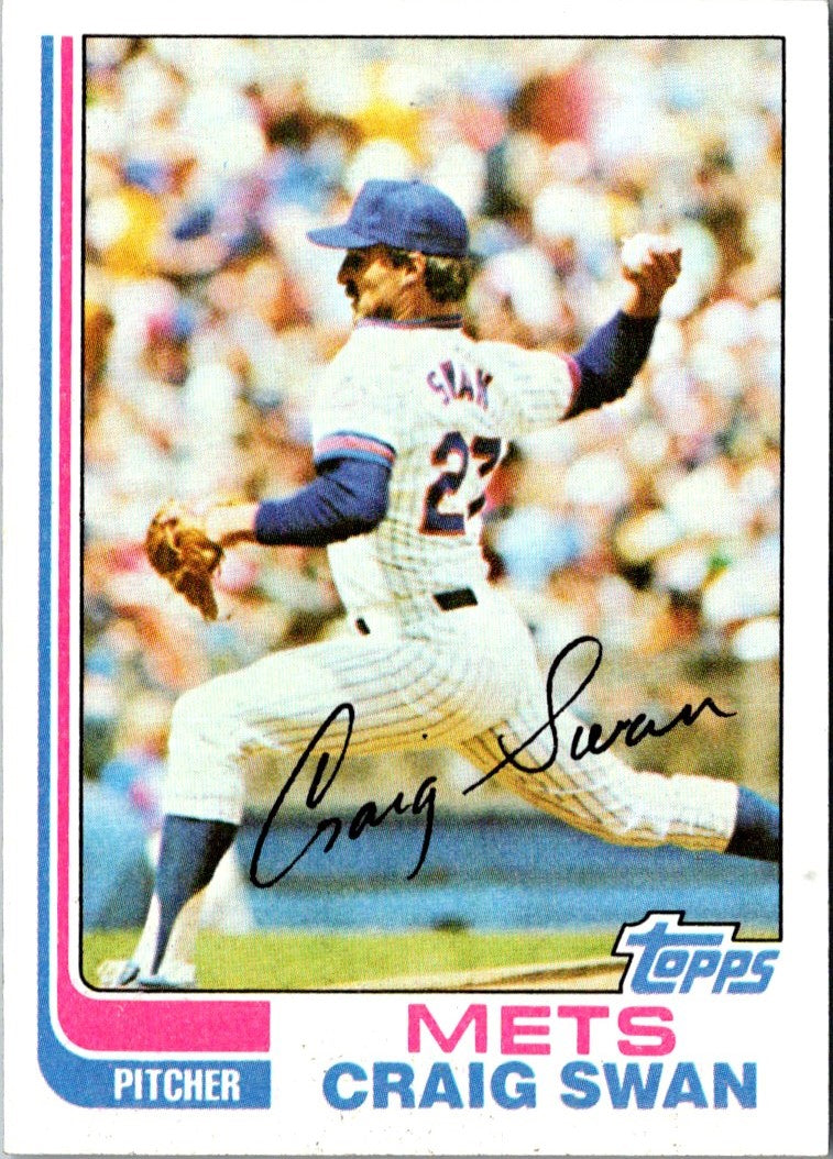 1982 Topps Craig Swan