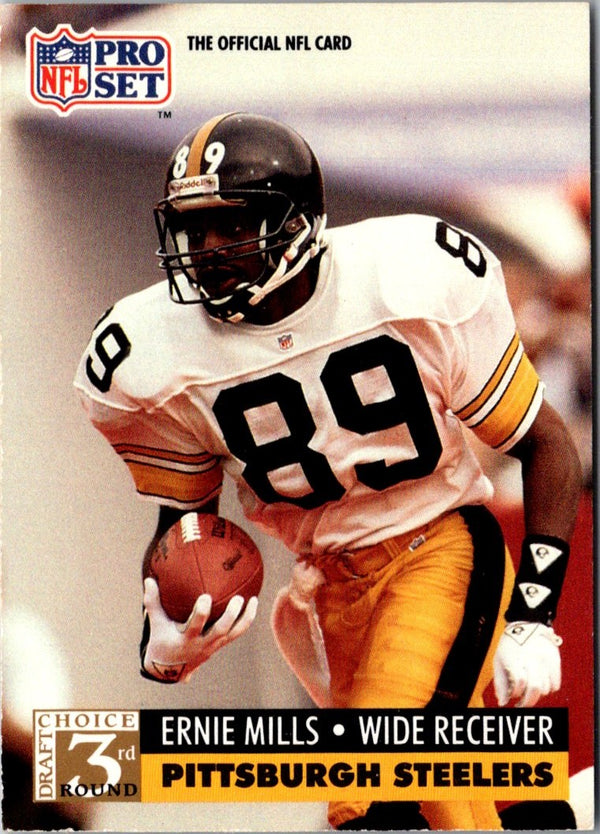 1991 Pro Set Ernie Mills #802 Rookie