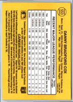 1987 Donruss Danny Cox #160