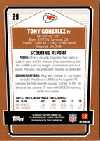 2007 Topps Draft Picks & Prospects Tony Gonzalez #29