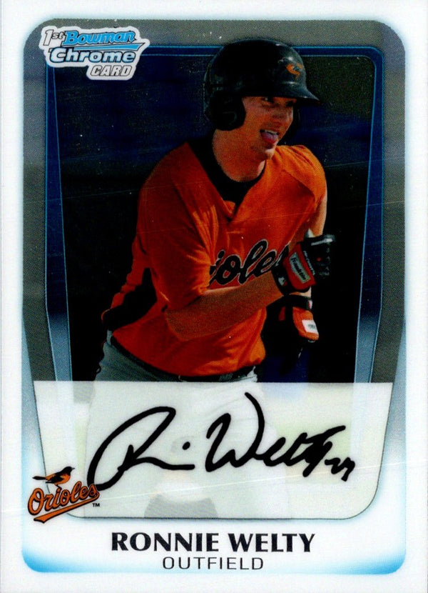 2011 Bowman Chrome Prospects Ronnie Welty #BCP52