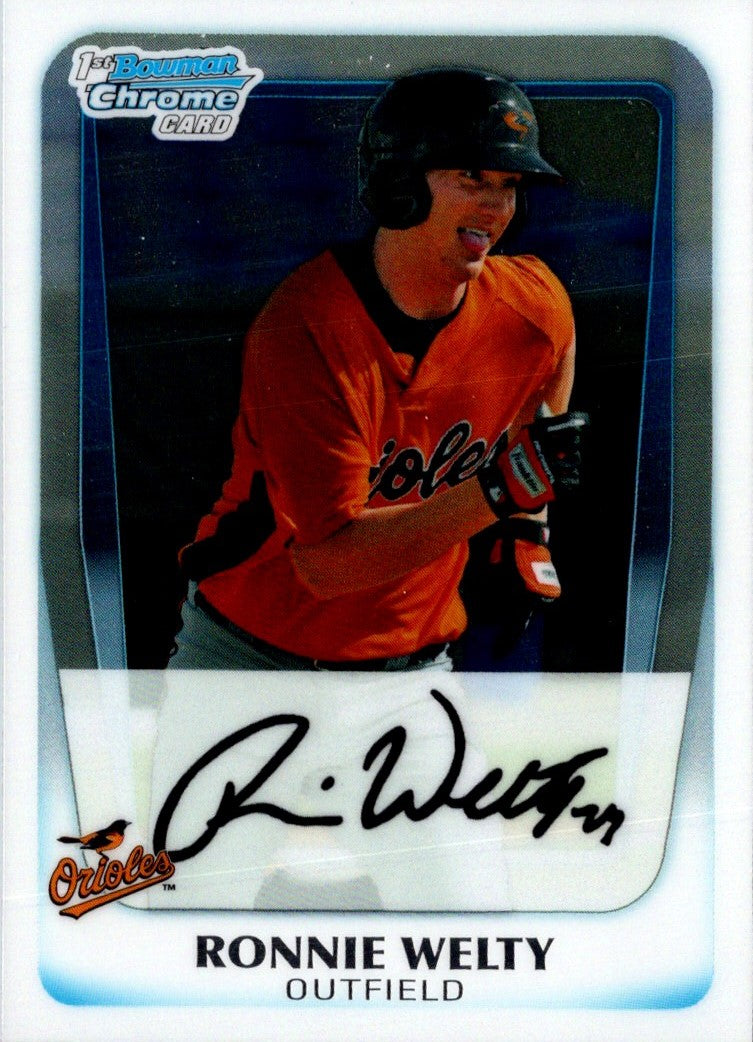 2011 Bowman Chrome Prospects Ronnie Welty