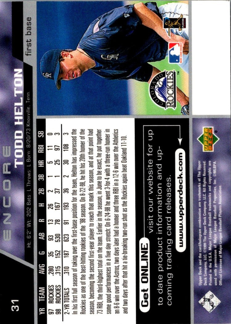 2003 Donruss Estrellas Todd Helton