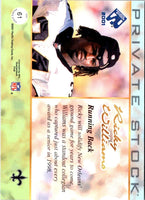 2001 Pacific Private Stock Retail Ricky Williams #61