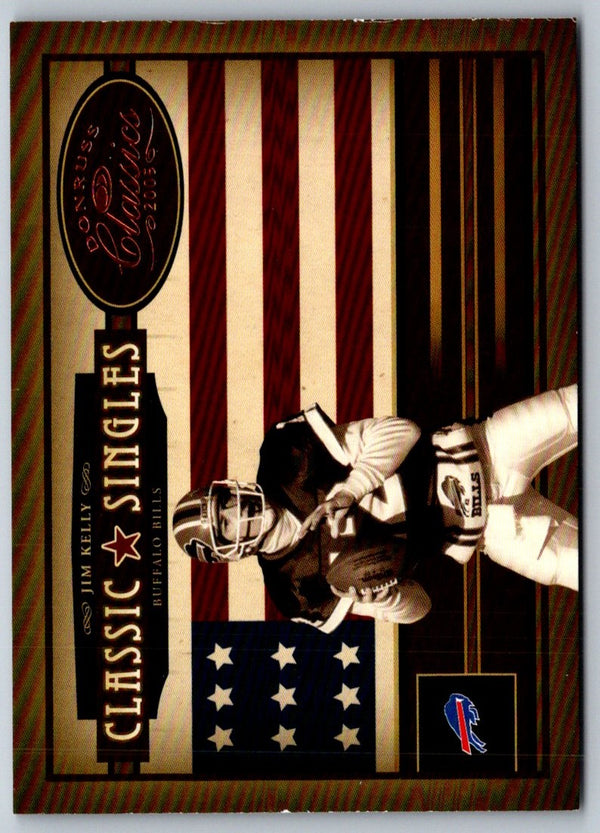 2005 Donruss Classics Classic Singles Bronze Jim Kelly #CS-11 0383/1000