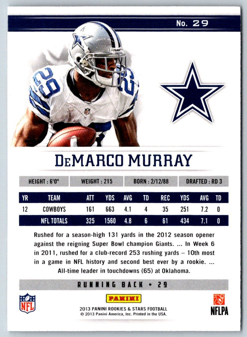 2013 Panini Rookies & Stars Longevity DeMarco Murray