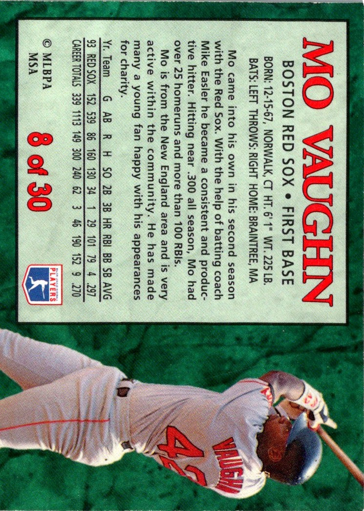 1994 Post Cereal Mo Vaughn