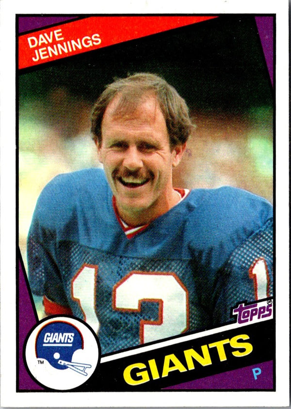 1984 Topps Dave Jennings #318