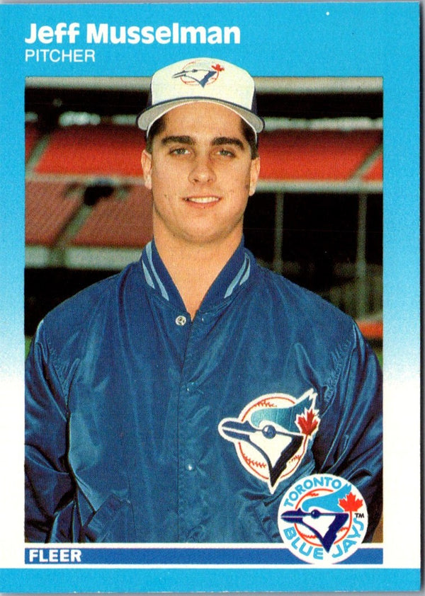 1987 Fleer Update Glossy Jeff Musselman #U-84