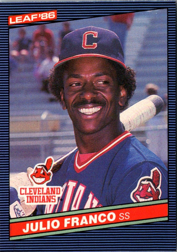 1986 Leaf Julio Franco #93