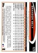 2012 Topps Chrome Brandon Belt