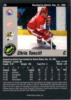 1993 Classic Pro Prospects Chris Tancill #20