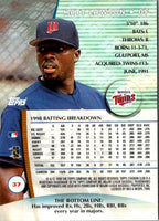 1999 Stadium Club Matt Lawton #37