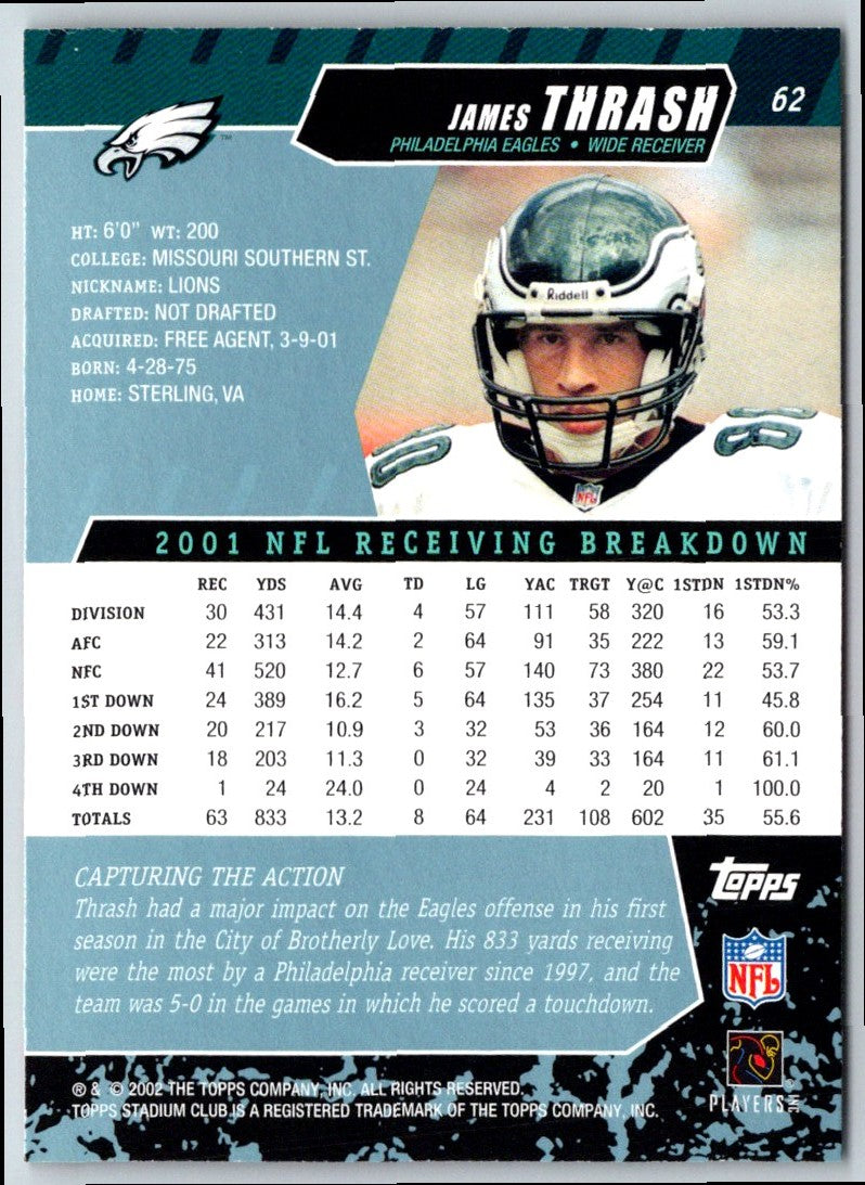2002 Stadium Club James Thrash