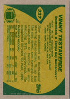1989 Topps Vinny Testaverde #327
