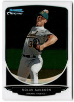 2013 Bowman Chrome Prospects Nolan Sanburn #BCP48