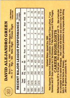 1985 Donruss David Green #303