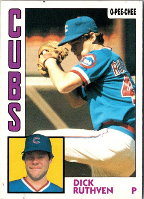 1984 O-Pee-Chee Dick Ruthven #156