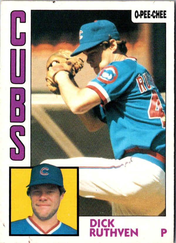 1984 O-Pee-Chee Dick Ruthven #156