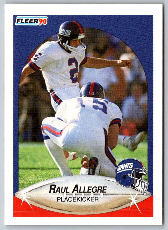 1990 Fleer Raul Allegre #61