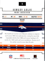 2005 Donruss Gridiron Gear Ashley Lelie #9