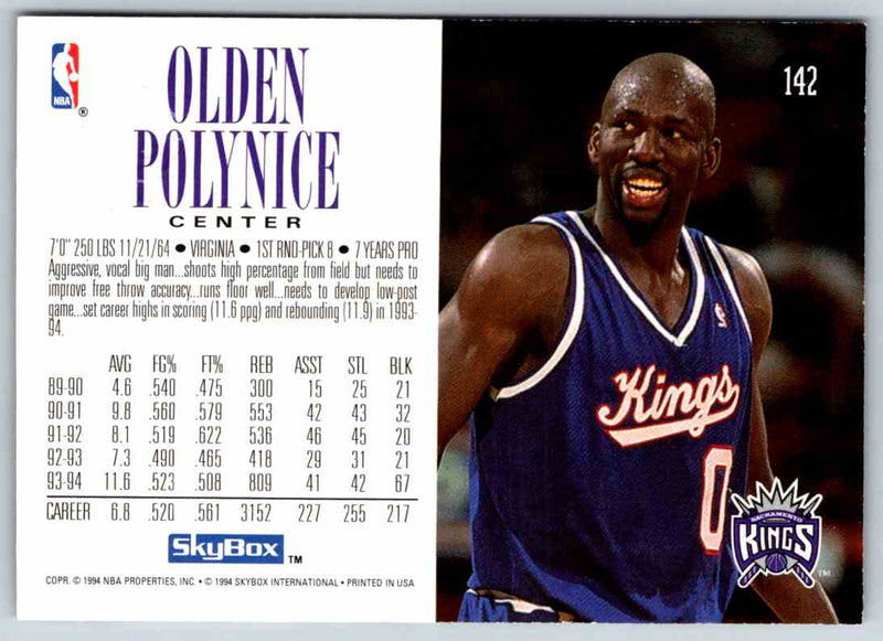 1995 Skybox Olden Polynice