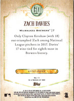2018 Topps Gypsy Queen Green Zach Davies #11