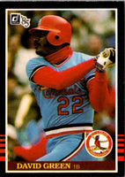 1985 Donruss David Green #303