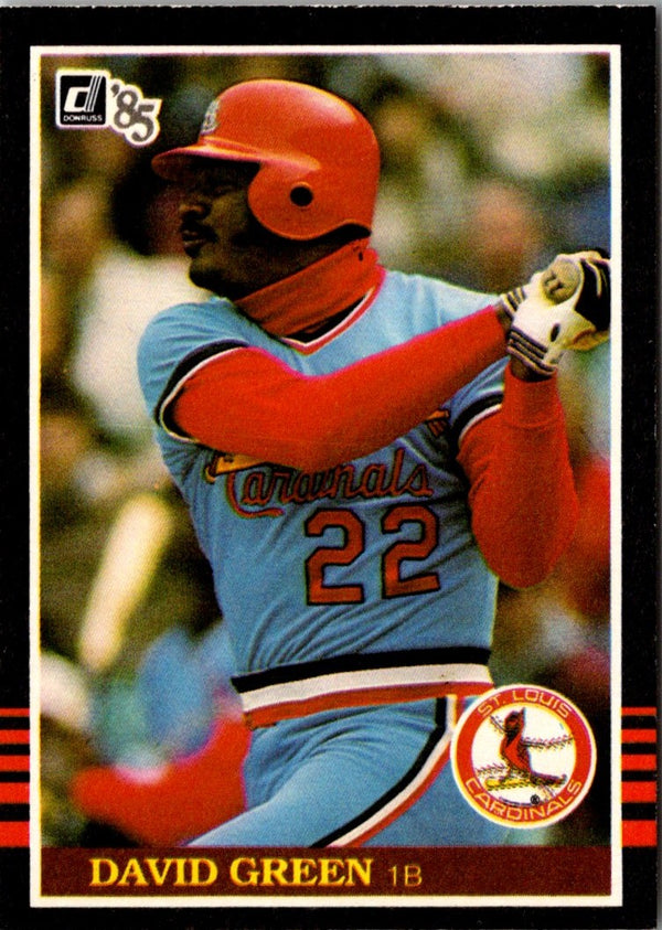 1985 Donruss David Green #303