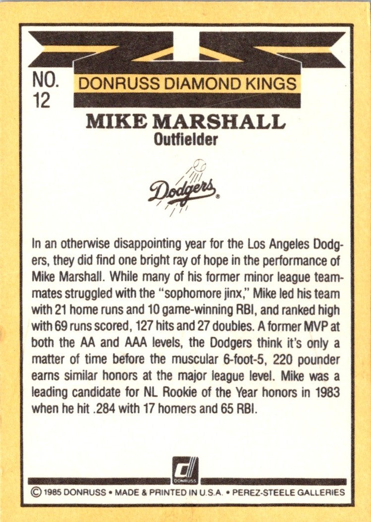 1985 Leaf Mike Marshall