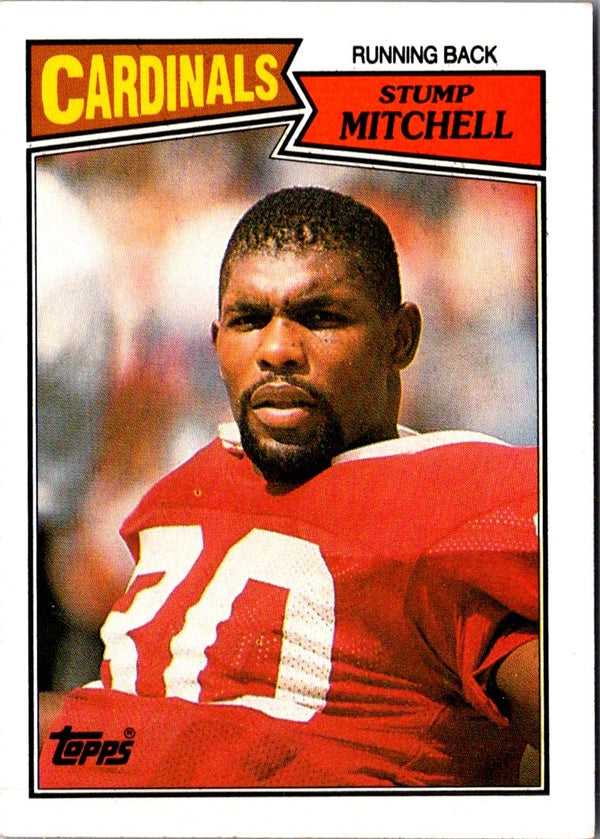 1987 Topps Stickers Stump Mitchell #32