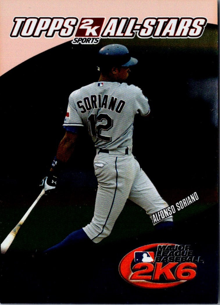 2006 Topps 2K All-Stars Alfonso Soriano