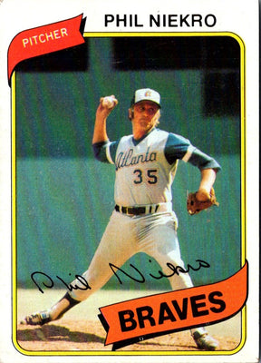 1980 Topps Phil Niekro #130 NM-MT