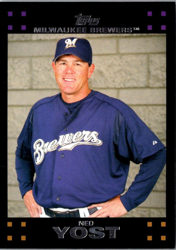 2007 Topps Ned Yost #617