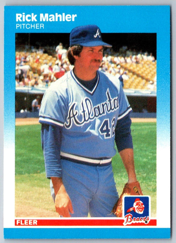 1987 Fleer Rick Mahler #520