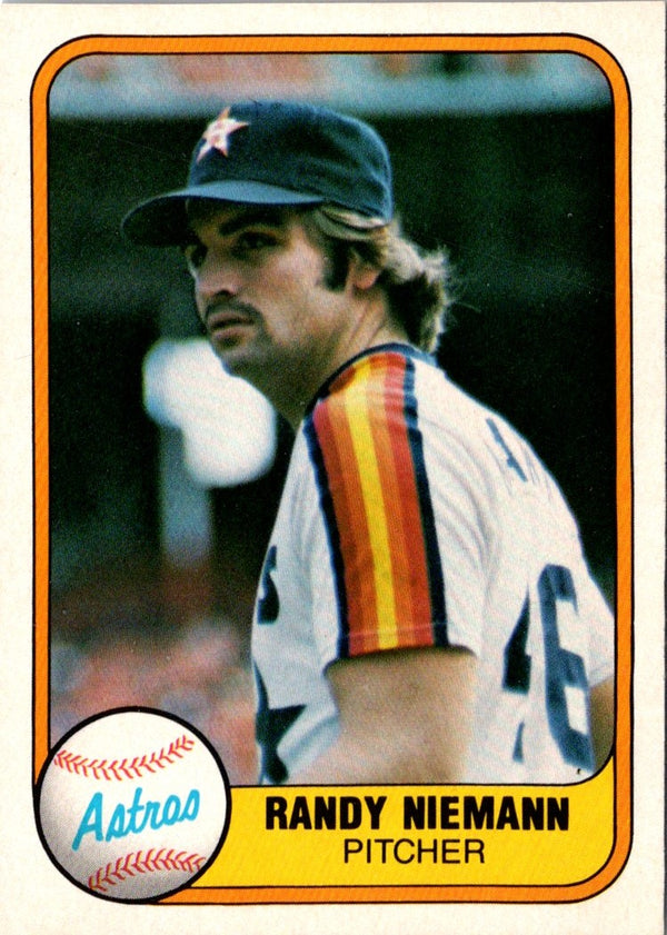 1981 Fleer Randy Niemann #77