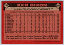 1986 Topps Ken Dixon