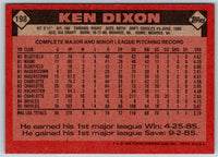 1986 Topps Ken Dixon #198