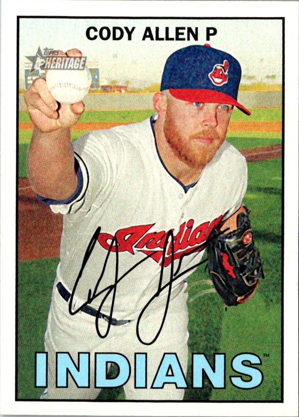 2016 Topps Heritage Cody Allen #372