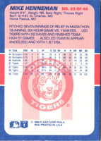 1989 Fleer Exciting Stars Mike Henneman #23